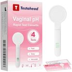 Vaginal pH Test Strips, Feminine Health Vaginal pH Test Strips Kits for Bacterial Vaginitis, Trichomonas Vaginitis, Individual Aluminum Foil Wrapped (4-Packs)- Genuine Sole Seller (haohui-bio)