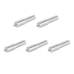 LDEXIN 5pcs 3/8" x 2" Round Diamond Pen Dresser Grinder Shank Grinding Wheel Single Point Abrasive Tool, Silver