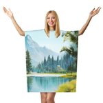 Hercicy Halloween Costumes Artist Painting Tree Tunic Dress Cute Women's Funny Painter Costume for Adults, Green