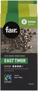 Oxfam fair Coffee Ground Fairtrade Organic East Timor 250g