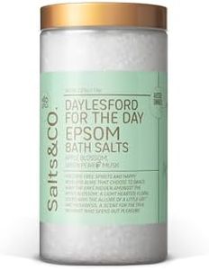 Salts & Co. Master Scent Daylesford For a Day Epsom Bath Salts 1kg | Scented Magnesium Sulphate Soaking Salts for Bath & Foot Soaks, Home Spa & Self-Care Rituals