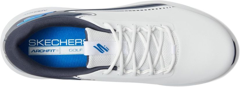 Skechers Men’s Go Golf Max 3 Arch Fit Golf Shoes – White/Navy, UK 9