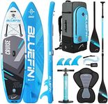 Bluefin Cruise 10'8 SUP | Adult paddle board with kayak seat| Bluefin Cruise SUP| Portable & Travel Safe | Paddleboard Package| Kayak Convertible | Paddle Board Accessories included