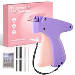 Stitch Gun for Clothes, Quick Clothing Fixer Handheld | Micro Sewing & Tagging Gun Kit with 6 Needles, 1000 Black & 1000 White 5mm Fasteners for Instant Repair