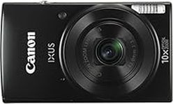 Canon IXUS 180 Digital Camera (20 MP, 10 x Optical Zoom, 4 x Digital Zoom, 6.8 cm (2.7 Inch) LCD Display, WiFi, Image Stabiliser, Black