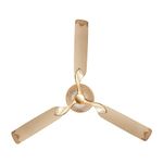 RR Signature Jaipur Mahal 1320mm Designer Ceiling Fan for Home and Office (2 + 3 Year Warranty), Thar Gold, Free Installation