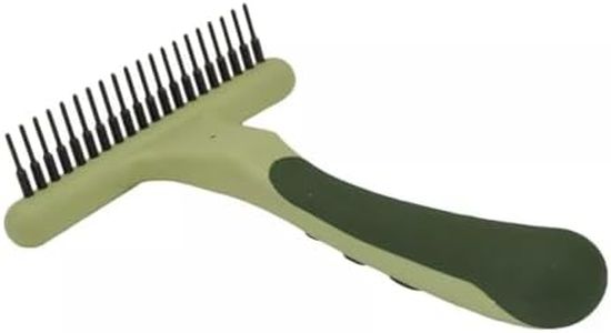 Coastal Pet Safari Single Row Undercoat Rake - Gentle Dematting and Deshedding Tool for Dogs, Pet Grooming Comb