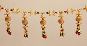 REPTUM DECOR Plastic Bead Door Hanging (size: 105 x 71 cm, Multicolour)