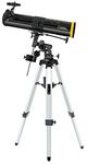 National Geographic 76/700 Reflector Telescope EQ - Astronomy Beginner Telescope 76 mm Main Mirror Equatorial Mount Includes Smartphone Holder and Tripod