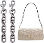 UNICRAFTALE 2Pcs Bag Extender Chains Alloy Purse Chain Strap 12cm Gunmetal Crossbody Shoulder Bag Strap Extender Chains with Swivel Eye Bolt Snap Hook for Bag Straps Replacement Accessories