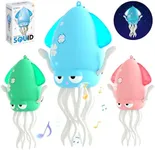 Dancing Octopus Toddler Toys, Electric Crawling Octopus Tummy Time Baby Toys, Rechargeable Dancing Music Squid for 1 2 3 4 5 Year Old Kids Boy Girl Birthday Gifts, Funny for Office Desk Decor (Blue)