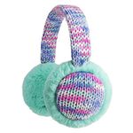 Zeltauto Kids Earmuffs Knit Ear Warmer Winter Warm Plush Ear Muffs for Girls and Boys (Aqua)