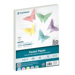 Printworks Pastel Paper, 20 lb, 4 Assorted Pastel Colors, 30% Recycled Color Printer Paper, SFI Certified, Perfect for School and Craft Projects, 100 Sheets, 8.5 x 11 Inch (00577)