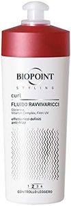 Biopoint Styling - Fluido Ravvivaricci, Definisce e Valorizza i Capelli Ricci, Mossi Naturali o con Permanente, Azione Anticrespo, Dona Brillantezza e Morbidezza, 200 ml