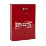 Firechief DHS2 Document Holder with Latch, Red