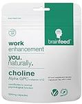 Alpha GPC Capsules (30) | 1000mg 99% Alpha GPC Choline Supplement x2 Capsules | Nootropic Alpha Brain Supports Memory & Cognition | Acetylcholine Supplement | 1-a-Day