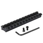 dophee Tactical 20mm Rail Extend Scope Mount Base Picatinny Weaver Dovetail for Rifle