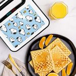 Uncanny Brands Peanuts Waffle Maker - Make Snoop and Woodstock Waffles - Kitchen Appliance