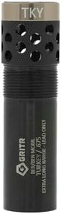 GRITR 12 GA Pattern Control Steel Tubes Compatible with Benelli/Beretta Mobil - 2.95" Ported Extended Constrictions - .675 Turkey, Extra Long Range 45-60 yd