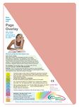 Crossbow Education Page Overlay - Pink (Pack of 5), OVP49