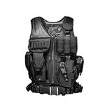 Tactical Molle Military Airsoft Paintball Vest Assault SWAT Vest/Lightweight and Breathable Airsoft Vest