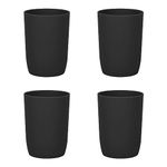 Topsky 4pcs Bathroom Tumbler Toothbrush Cup Plastic Tumblers Water Tumbler Reusable Drinkware Drink Cup Mouthwash Cup Bathroom Brushing Cup