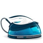 Philips PerfectCare Compact Steam Generator Iron with 400g steam boost, 2400 W, Blue & White - GC7840/26