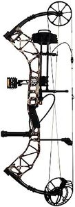 Bear Archery ADAPT Ready to Hunt Adult Compound Bow Package Designed by The Hunting Public, 70 lb. Draw Weight, Right Hand, Veil Whitetail