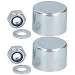 AB Tools 2 PACK Replacement 35mm Erde Daxara Trailer Hub Cap Grease Cover Lock Nut