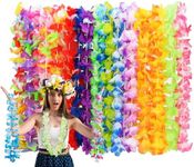 24pcs Leis for Luau Party, Hawaiian