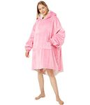 THE COMFY Original | Oversized Microfiber & Sherpa Wearable Blanket, Seen On Shark Tank, One Size Fits All Pink