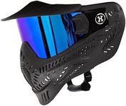 HK Army HSTL Goggle Paintball Airsoft Mask with Anti Fog Thermal Lens (Black/Ice Lens)