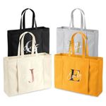 Print Maniacs Personalised Yoga Mat Bag Pilates Exercise Sports Gym Beach Towel Foldable Sling Carrier Shoulder Tote Bag for Him Her 100% Organic Cotton (Name/Initial)