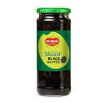 Del Monte Black Sliced Olives 450g l Imported from Spain | 100% Natural & Evenly Cut | Suitable for Pizza, Pasta Topping, Garnishing Salad, Wraps | Source of Fibre, Gluten Free, No Added Preservatives