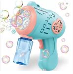 Bubble Making Gun for Kids in Automatic Bubble Gun Toy for Kids with 1 Bubble Bottle Solution(Multicolor)