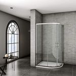 1000x800x1900mm Quadrant Shower Enclosure Cubicle Glass Screen Sliding Shower Door