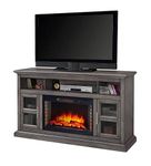 Muskoka Glendale 58" Media Electric Fireplace-Dark Weathered Grey