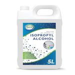 Isopropyl Alcohol 99.9% Pure | Lab Grade IPA | Isopropanol 5L | Rubbing Alcohol for Cleaning and Disinfecting | Solvent for Electronics, Windows, Glass, Appliances, and More