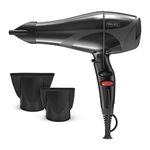 Wahl Pro Keratin 2200W Hair Dryer Black with Tourmaline Coated Grille - ZY085