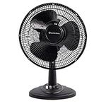 Comfort Zone CZ121BK Oscillating Table Fan Black