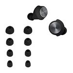 kwmobile 8x Replacement Ear Tips Compatible with Beoplay B&O EQ / H3 / H5 / E4 / E6 / E8 - Set of Silicone Eartips for Earbuds Headphones