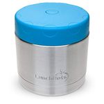 LunchBots 16oz Thermal Stainless Steel Wide Mouth - Insulated Container With Vented Lid - Keeps Food Hot or Cold for Hours - Leak-Proof Portable Thermal Food Jar is Ideal for Soup - 16 ounce - Aqua