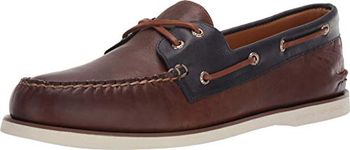 Sperry Top-Sider Men's Authentic 2-Eye Boat Shoe, Amaretto, 5 UK