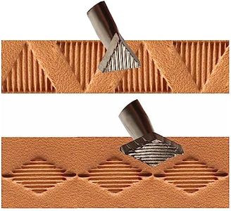 PANSHIYON Leather Stamps,Professional Leather Border Stamping Tools for Craft Working(B962+F926D)