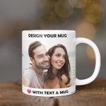 giftOnn Customized/Personalized with Picture, Text, Quotes, Name Gift for Birthday Wish Ceramic Mug for Birthday Gift, Anniversary Gift, Rakhi Gift rakshabandhan Gift Etc - 325 ml