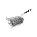 Nicoone Taco Shell Deep Fryer Basket, Taco Frying Basket with 6 Slots Deep Fryer Taco Holder with Grip Handle Kitchen Cooking Tool