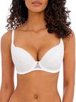 Freya Signature Padded Plunge Bra White White 36DD