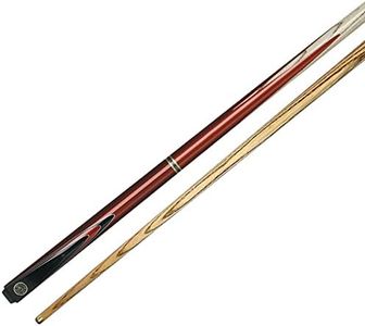 BCE Unisex Ps-10 Keyline 2 Piece North American Ash Snooker & Pool Cue 145cm 9 5mm tip, black butt/natural wood shaft, 57 UK