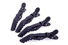 Pack of 4 Crocodile Clips for use When Styling with Hair Straighteners Such as Cloud Nine, SHE, Babyliss and ghd