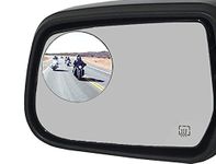 Ampper 2 Pack 3" Blind Spot Mirrors For Trucks, Van, SUV, Large Vehicle - Aluminum Frame Glass Convex Rear View Blind Spot Mirrors